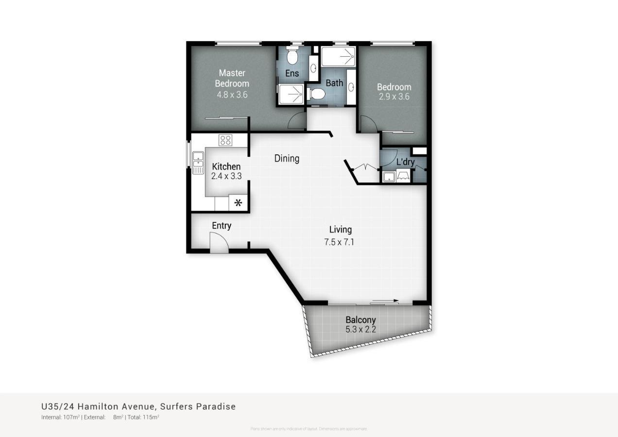 Coco Bella Retreat In Central Surfers - Sleeps 6-8 골드코스트 외부 사진
